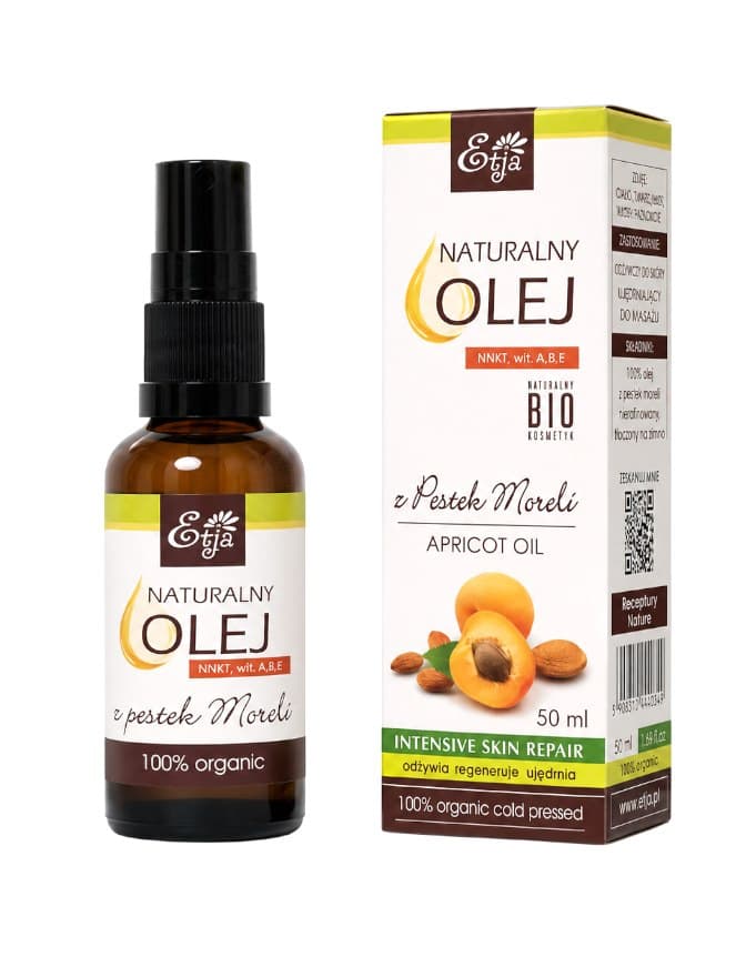 Etja - Natural Oil Apricot Kernel - 50ml – Etja förpackning