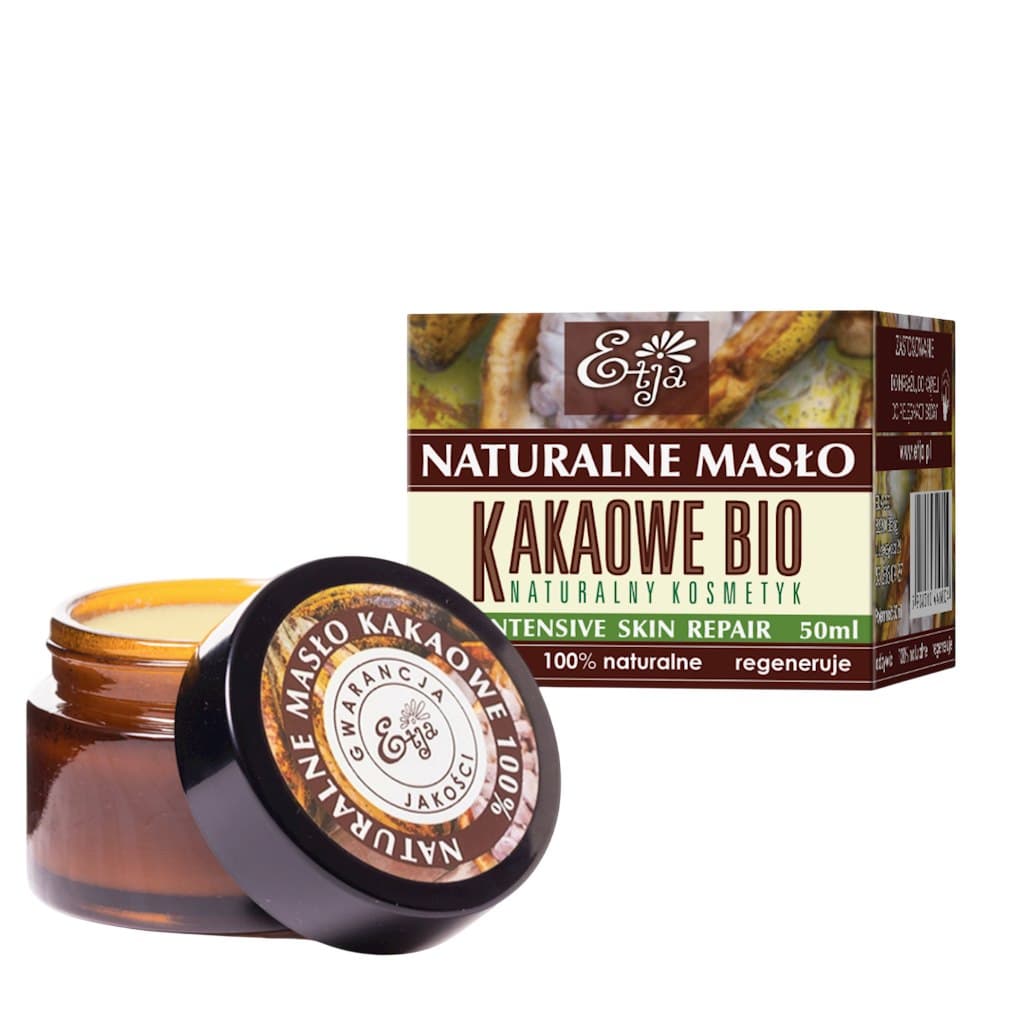 Etja - Natural Cocoa Butter Bio - 50ml – Etja förpackning