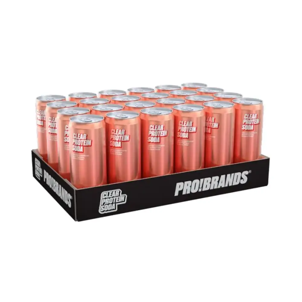 Probrands Clear Protein Soda – Probrands förpackning