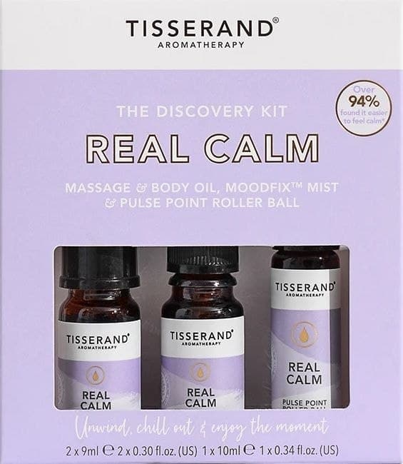 Tisserand Aromatherapy Real Calm Discovery Kit - 30 dagar - 9ml – Tisserand Aromatherapy förpackning