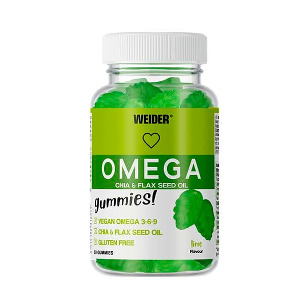Weider - Omega Chia & Flax Seed Oil Gummies 60 St – Weider Verpackung