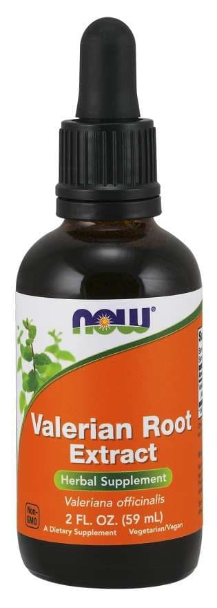 NOW Foods Valerian Root Extract, Flytande 59ml – NOW Foods förpackning