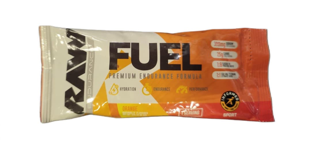 Raw Fuel, Orange - 27g (1 portion) | Raw Nutrition – Raw Nutrition förpackning