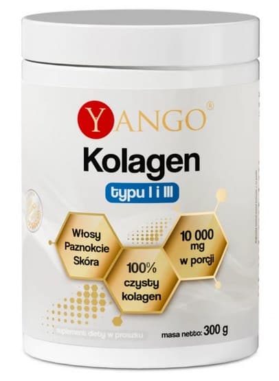 Yango - Collagen Type I & III (300g) – Yango förpackning