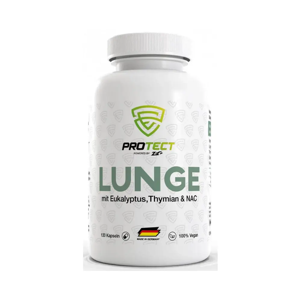 Zec+ Protect Lunge - Unflavoured - 120 kapslar – Zec+ förpackning