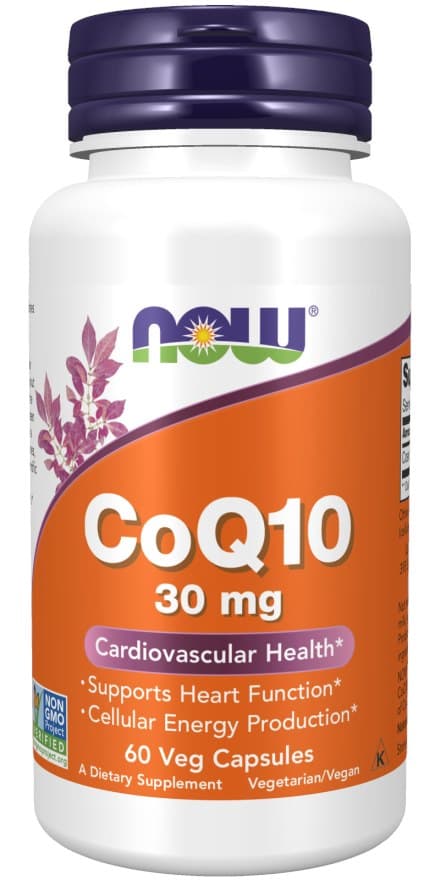 CoQ10 - 60 Vcaps – NOW Foods emballage