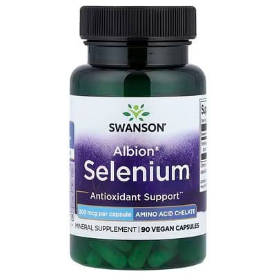 Swanson - Selenium Complex - 200mcg, 90 Kapseln – Swanson Verpackung
