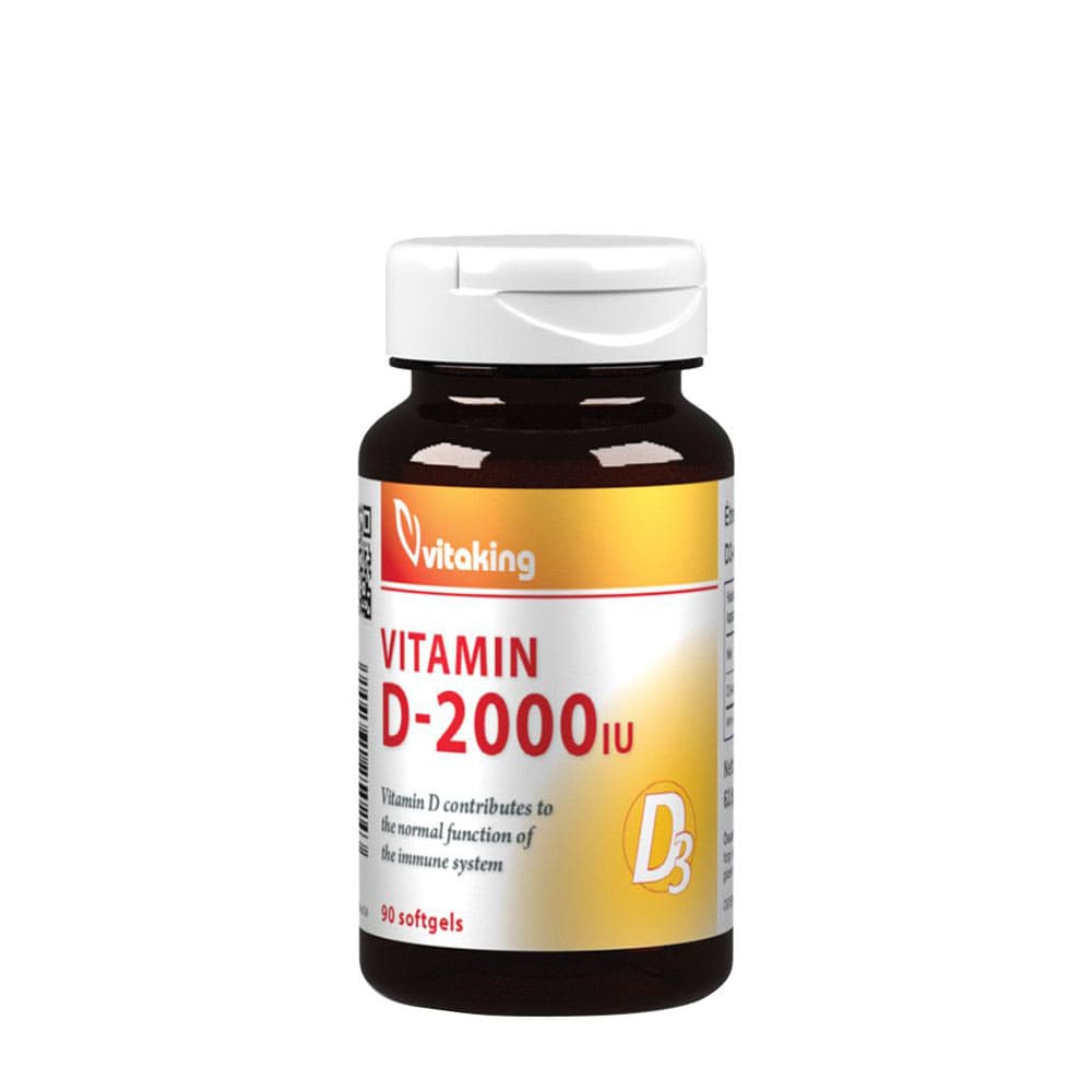 Vitaking - Vitamin D-2000 - 90 Sgels – Vitaking förpackning