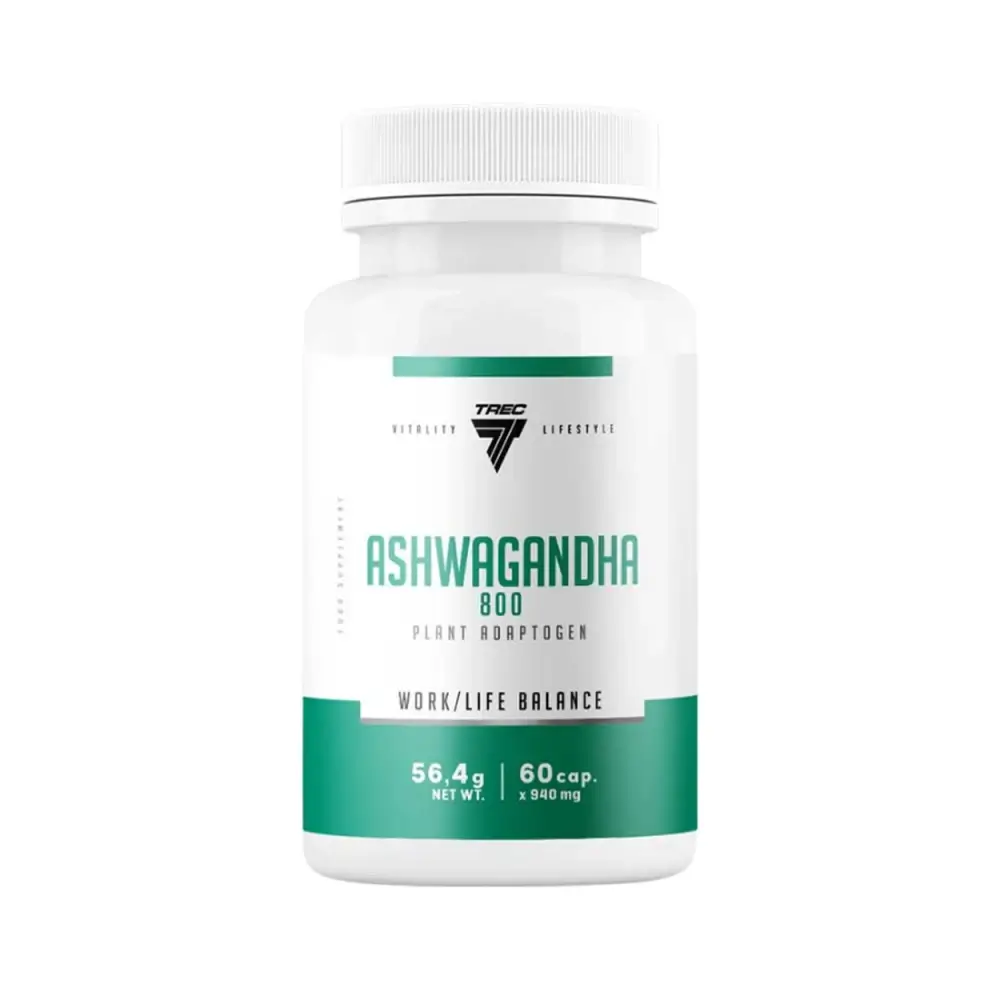 Trec - Ashwagandha 800 - Smaakloos - 60 Capsules