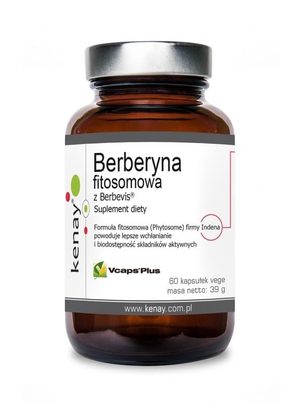 Kenay - Berberine Phytosome 330 mg, 60 kapslar – Kenay förpackning