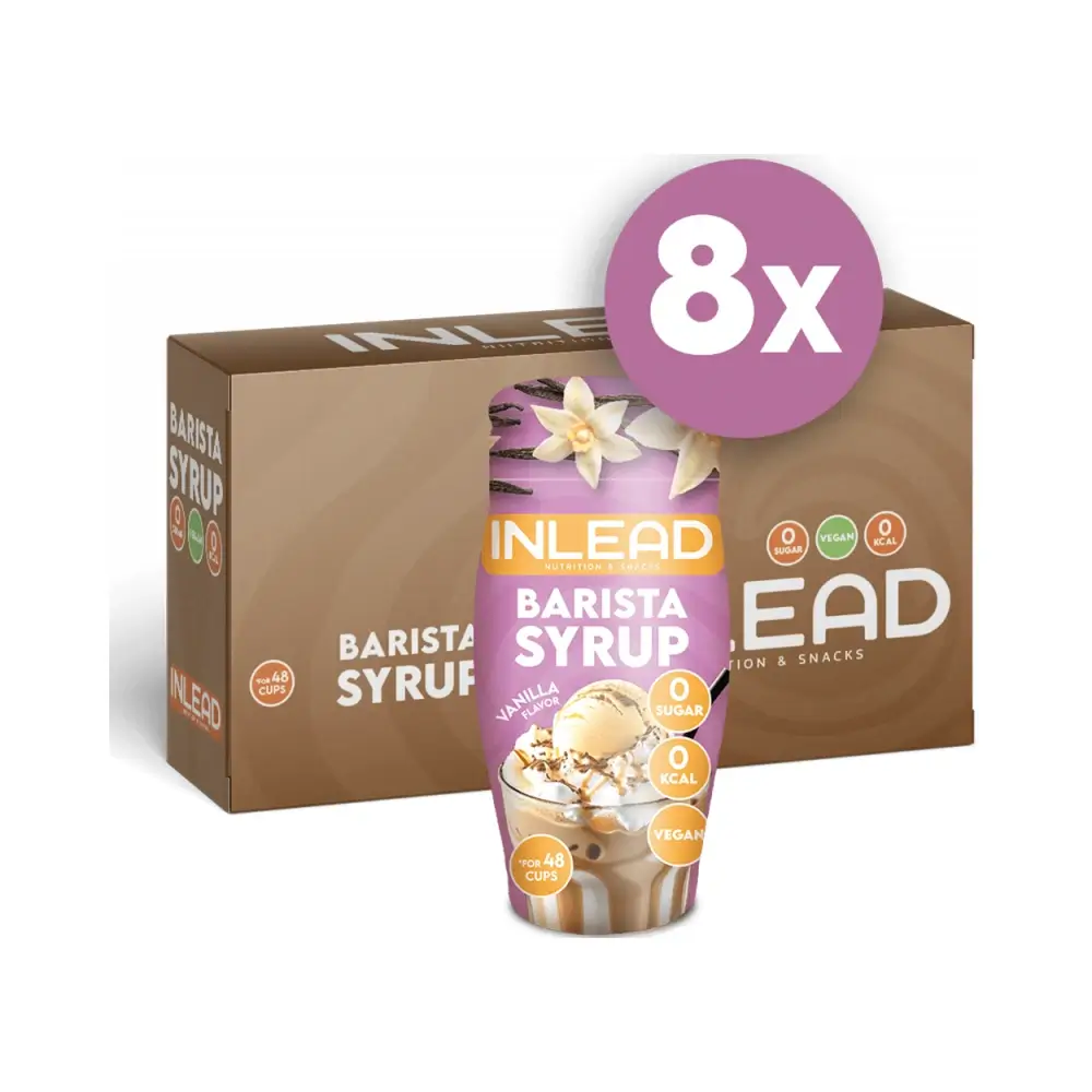 Inlead Barista Syrup – Professionell smaksyrup för kaffe och drycker – Inlead förpackning