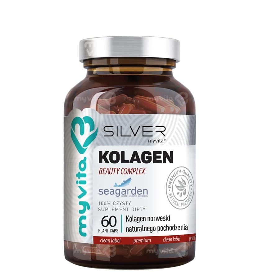 Myvita - Silver Collagen Beauty Complex 60 kapslar – MyVita förpackning