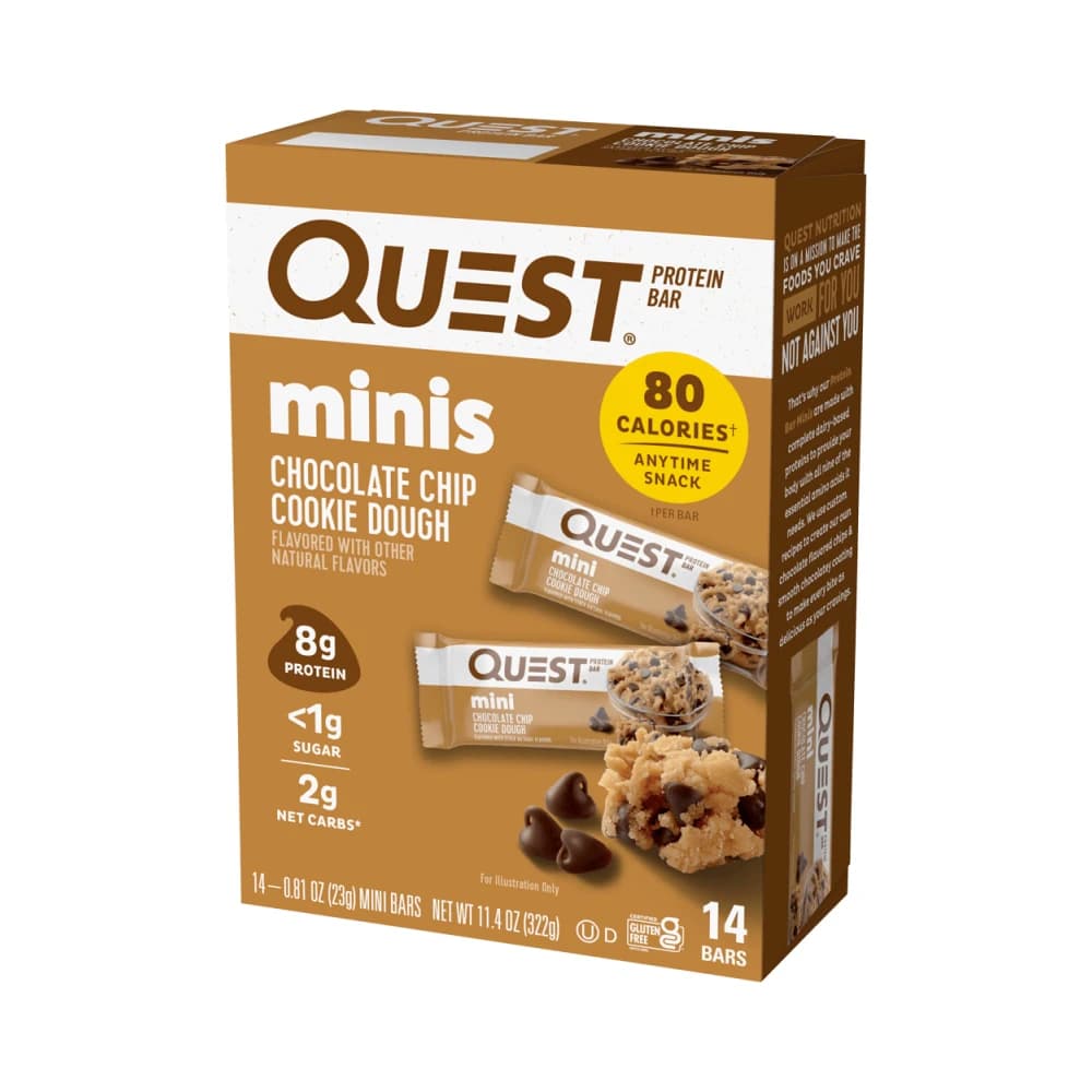 Quest Nutrition - Quest Mini Bars (14x23g) – Quest Nutrition förpackning