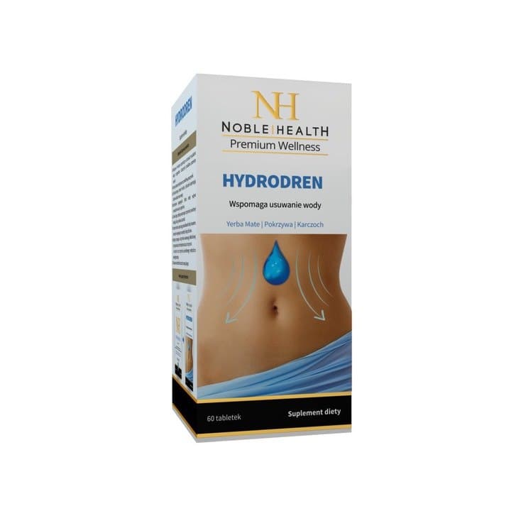 Noble Health Hydrodren 60 Kapseln – Noble Health Verpackung