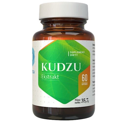 Hepatica Kudzu Extract 40% Isoflavoner – 60 växtkapslar – Hepatica förpackning