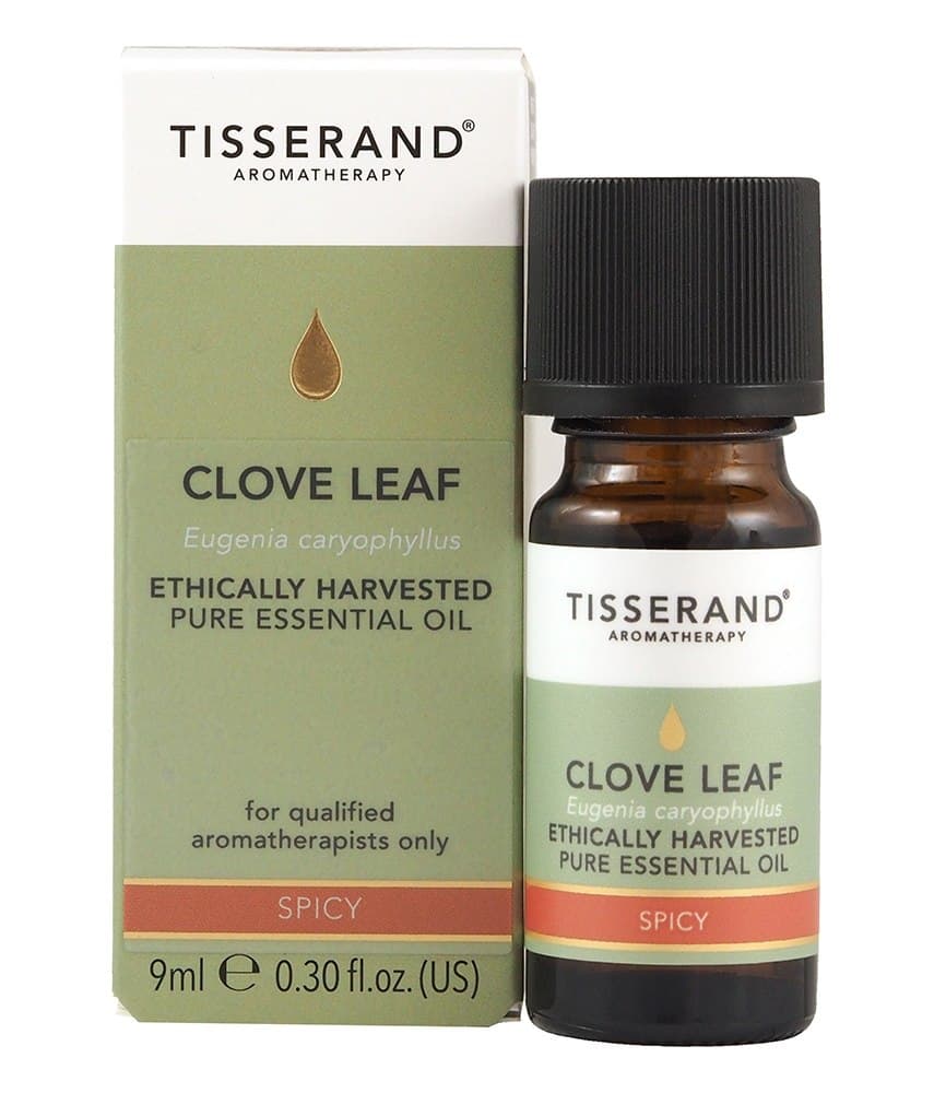 Tisserand Aromatherapy Nejlikblad Eterisk Olja 9 ml – Tisserand Aromatherapy förpackning