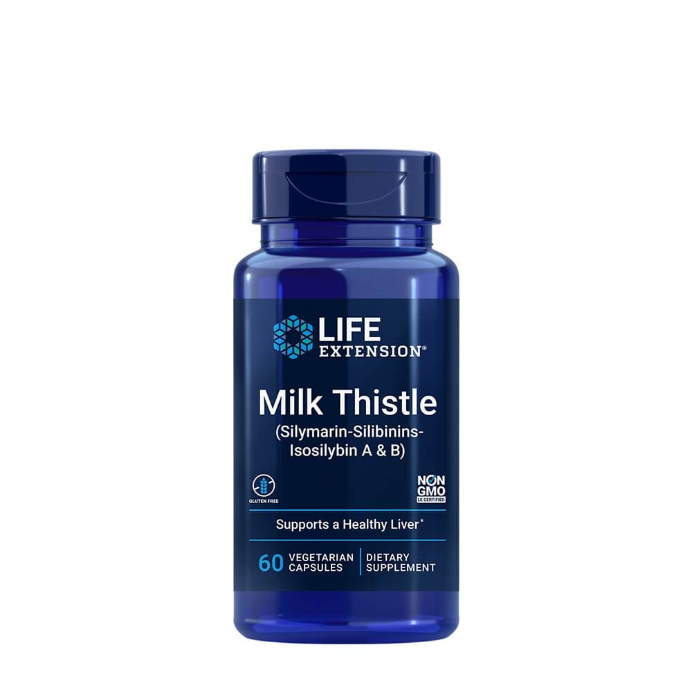 Life Extension Milk Thistle Silymarin 60 kapslar – Life Extension förpackning