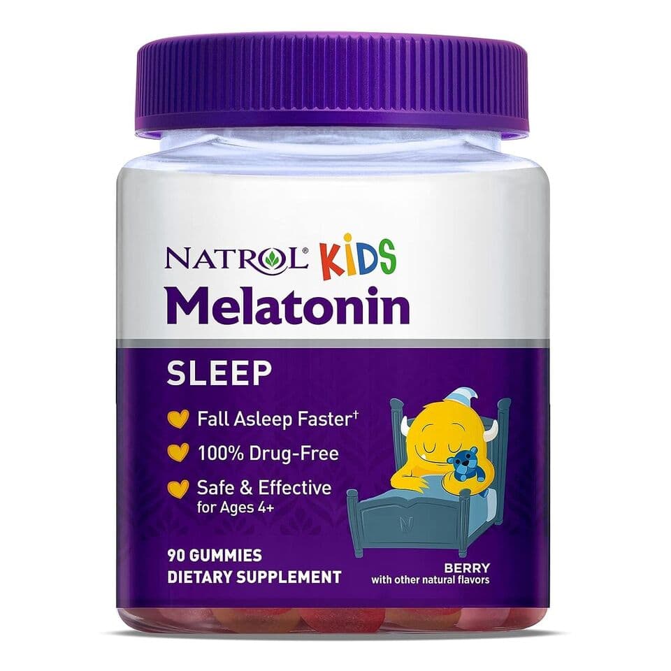 Natrol Melatonina 1 mg per bambini 90 caramelle gommose – Natrol confezione