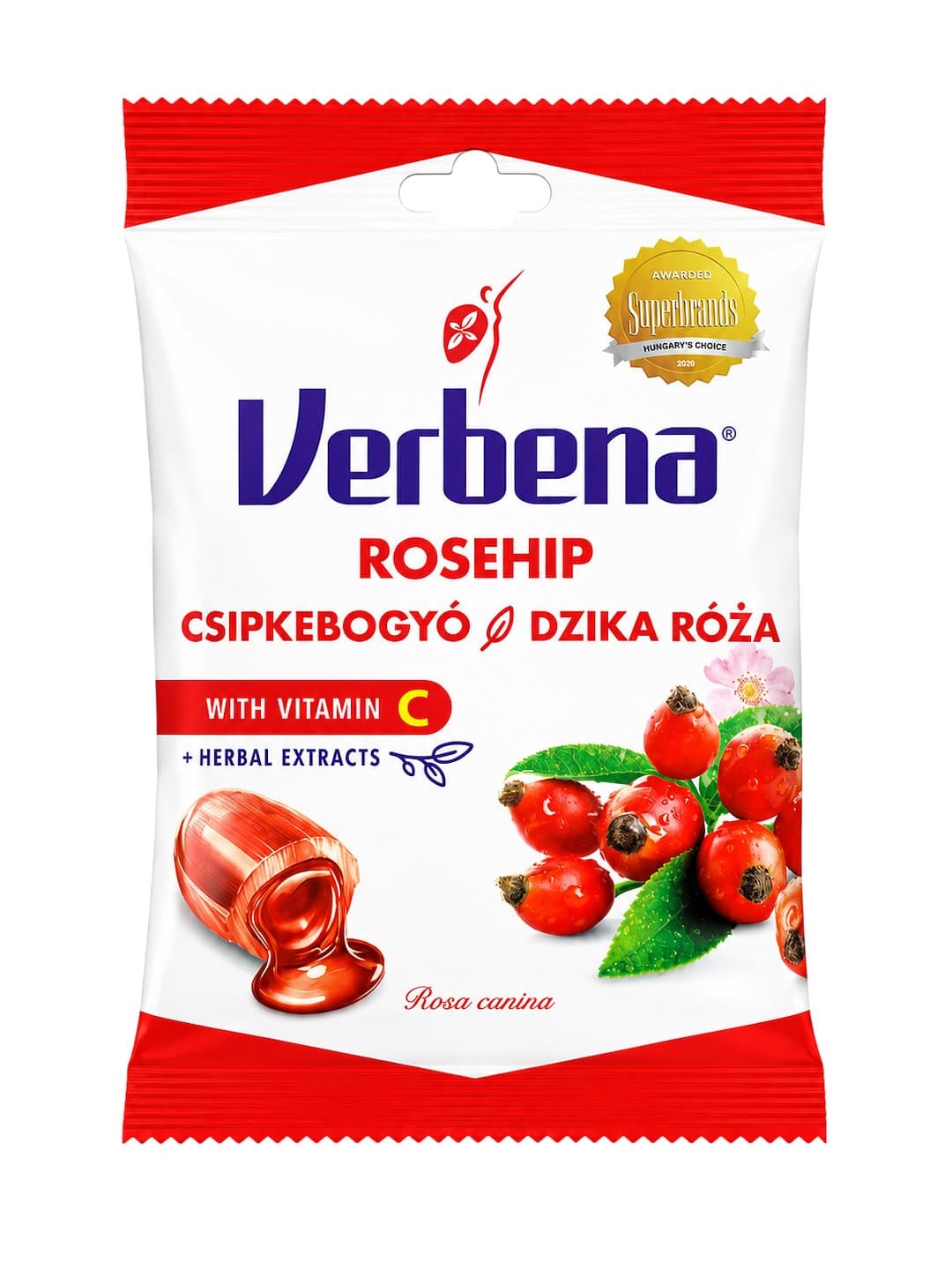 Verbena - Wild Rose Candy - 60g – Verbena förpackning