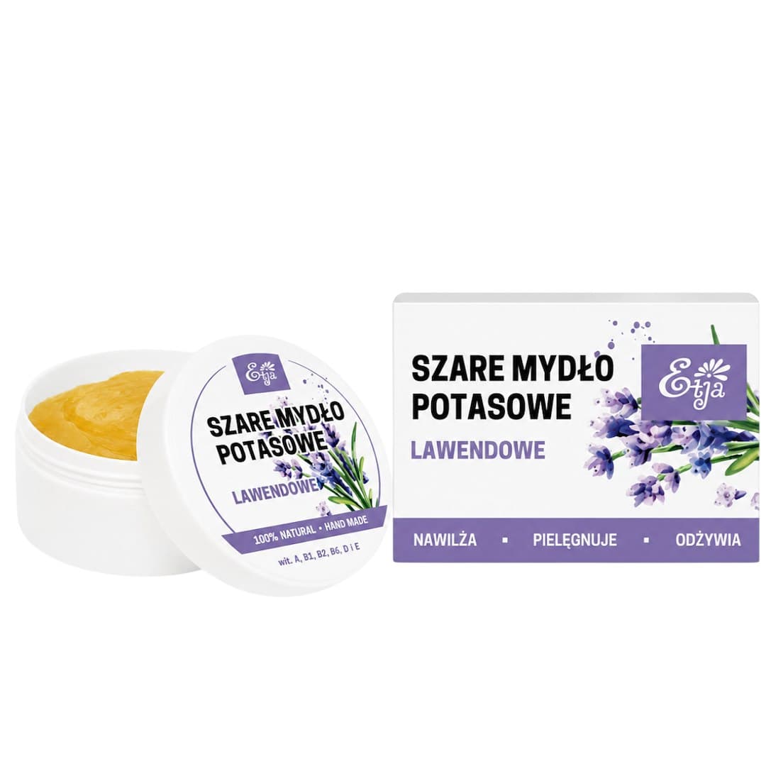 Etja - Natural Potassium Soap Lavender 80g – Etja förpackning