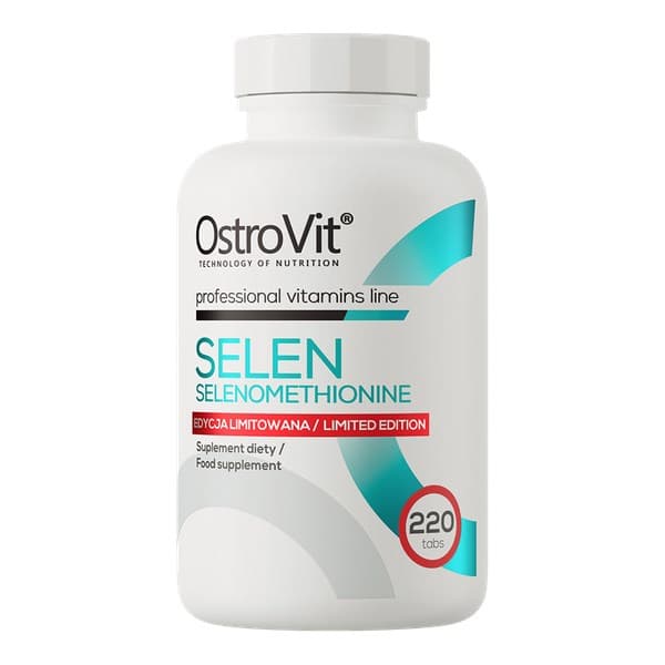 Ostrovit Selen 200 mcg - 220 tabletter – OstroVit förpackning