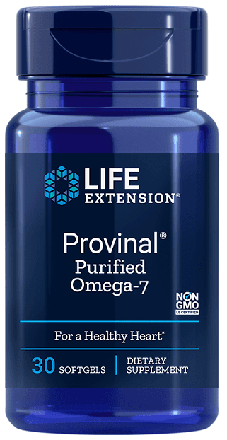 Life Extension Provinal Purified Omega-7 420mg - 30 capsules molles – Life Extension emballage