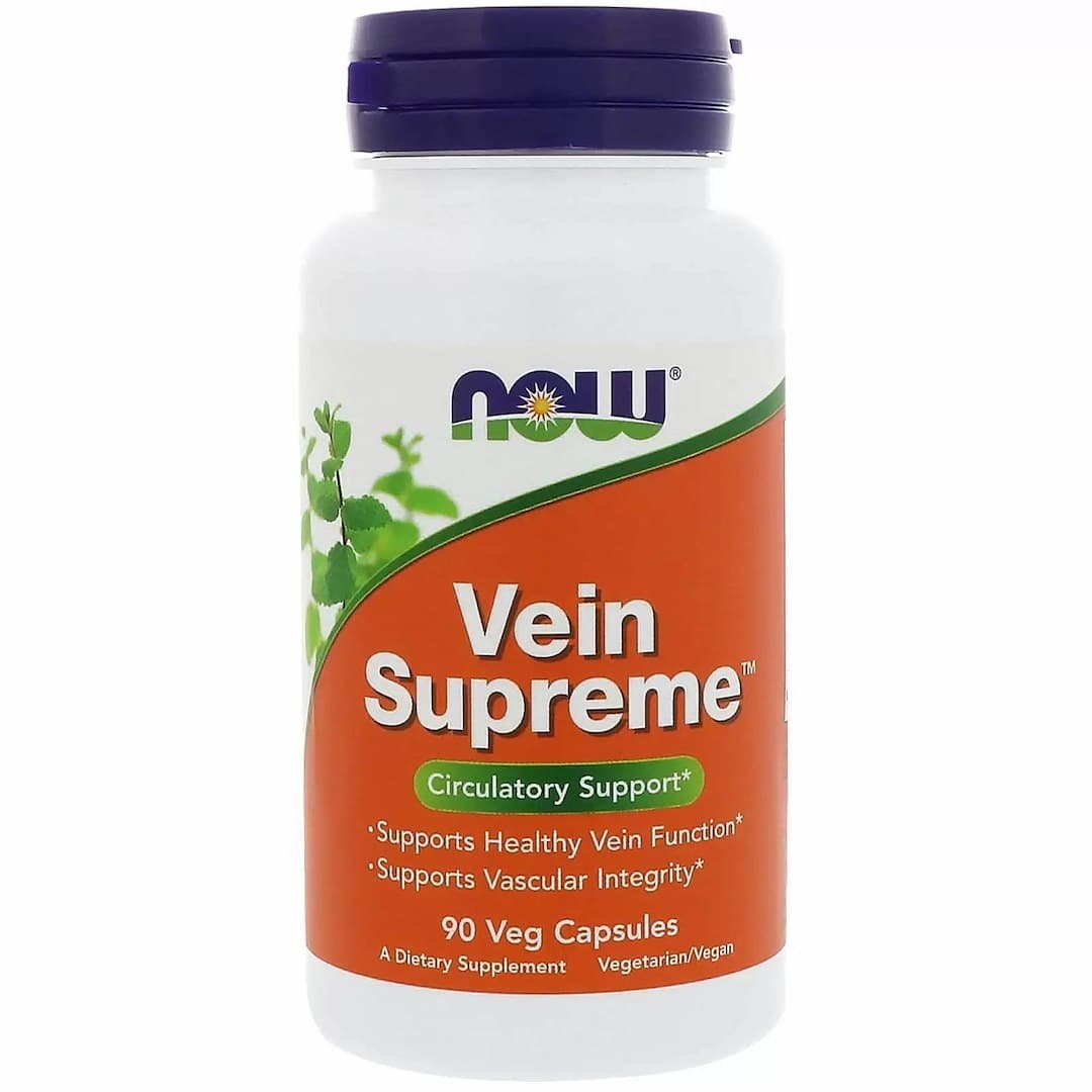 NOW Foods - Vein Supreme - 90 Vcaps – NOW Foods förpackning