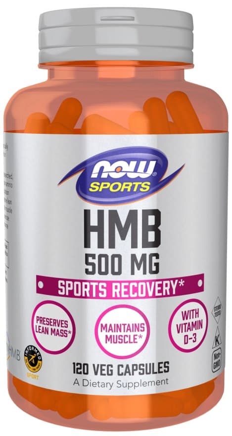 NOW Foods HMB 500mg 120 Vcaps – NOW Foods förpackning