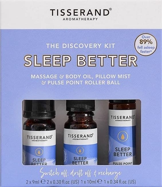 Tisserand Aromatherapy - Sleep Better Discovery Kit - 9ml x 2, 10ml – Tisserand Aromatherapy förpackning