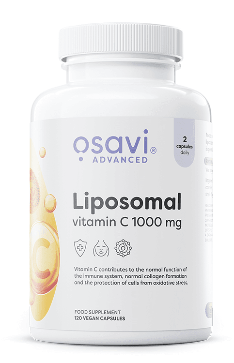 Osavi - Liposomal Vitamin C, 1000mg - 120 cápsulas vegetales – Osavi empaque