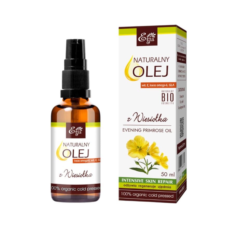 Etja - Evening Primrose Oil - 50ml – Etja förpackning