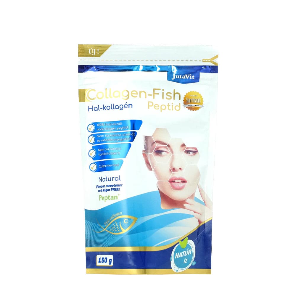 Jutavit Collagen-Fish Peptid Natural 150g – Jutavit förpackning