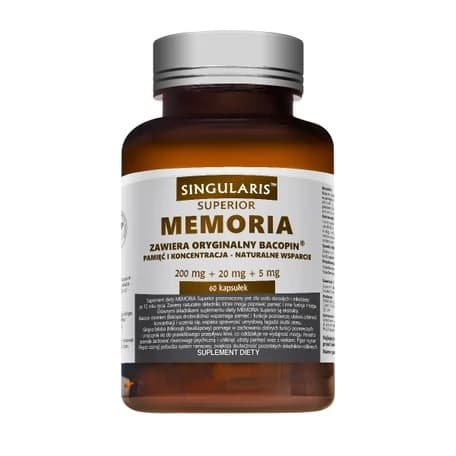 Singularis Memoria - pamięć i koncentracja 60 kapsułek – Singularis förpackning