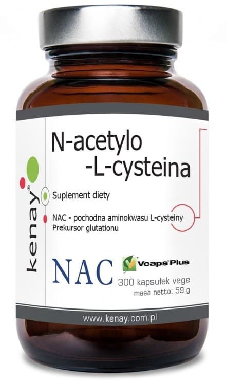 Kenay - N-Acetyl-Cysteine - 120 kapslar – Kenay förpackning