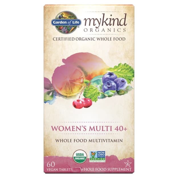 Garden Of Life - Mykind Organics Women'S Multi 40+ - 60 Tabs – Garden Of Life förpackning