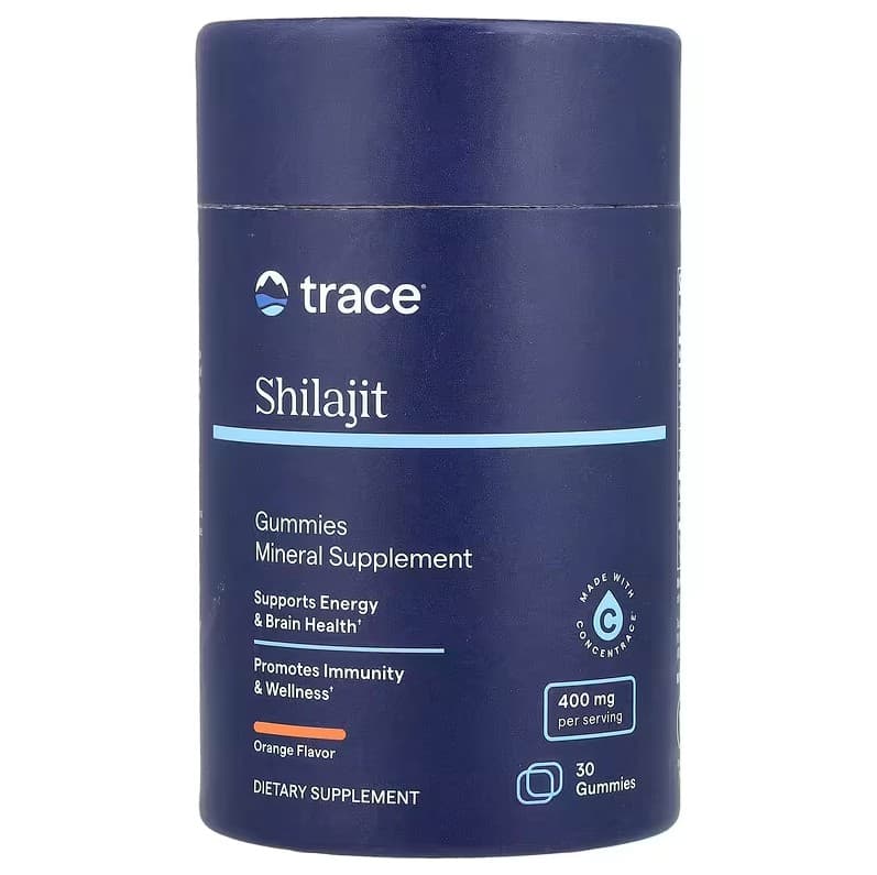 Trace Minerals - Shilajit Gummies, Orange - 30 gommes – Trace Minerals emballage