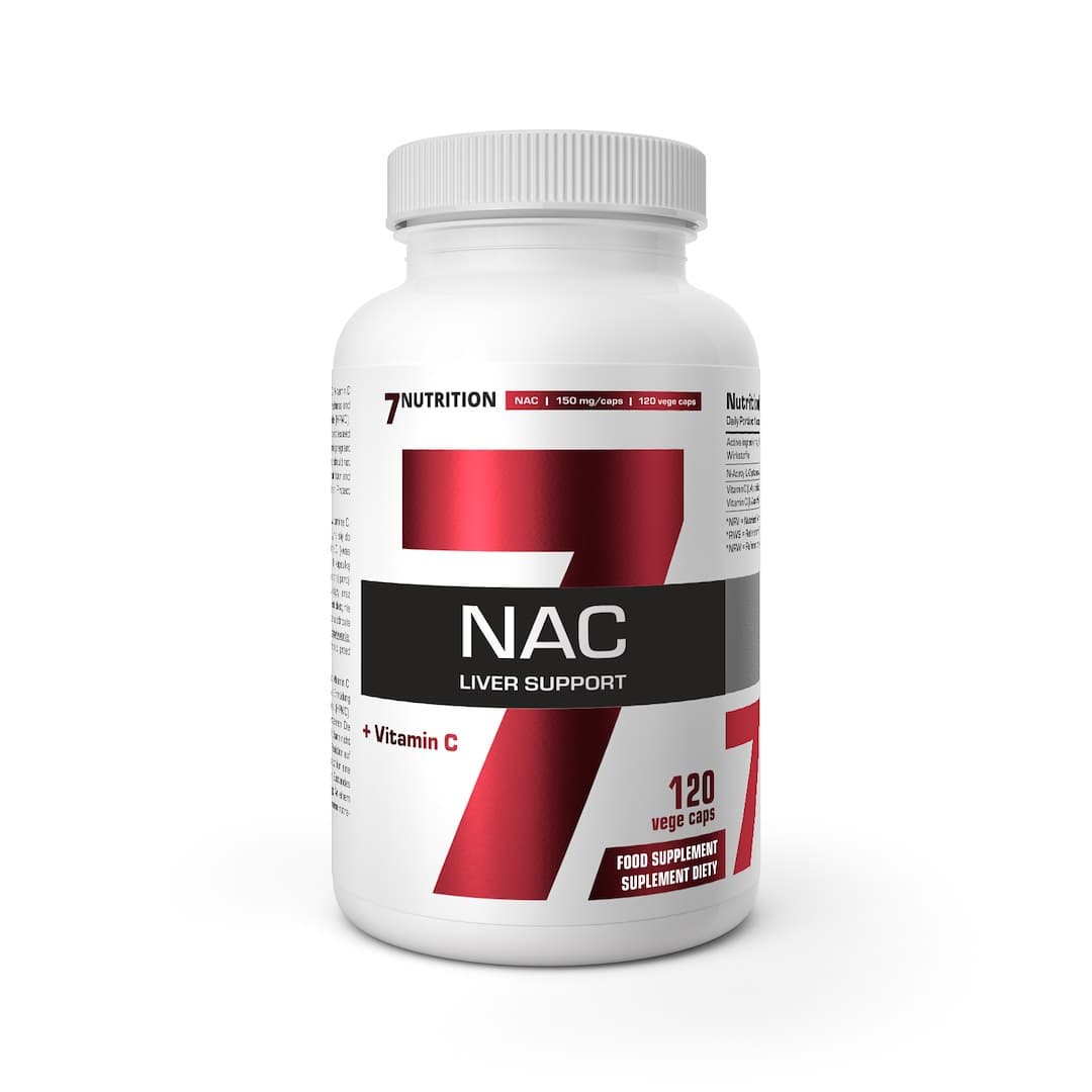 7Nutrition - NAC Liver Support 600 mg kapslar