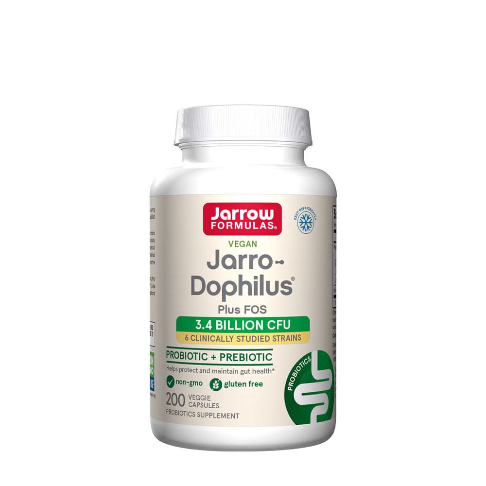 Jarrow Formulas Jarro-Dophilus + FOS 10 Milliarden CFU, Kapseln – Jarrow Formulas Verpackung