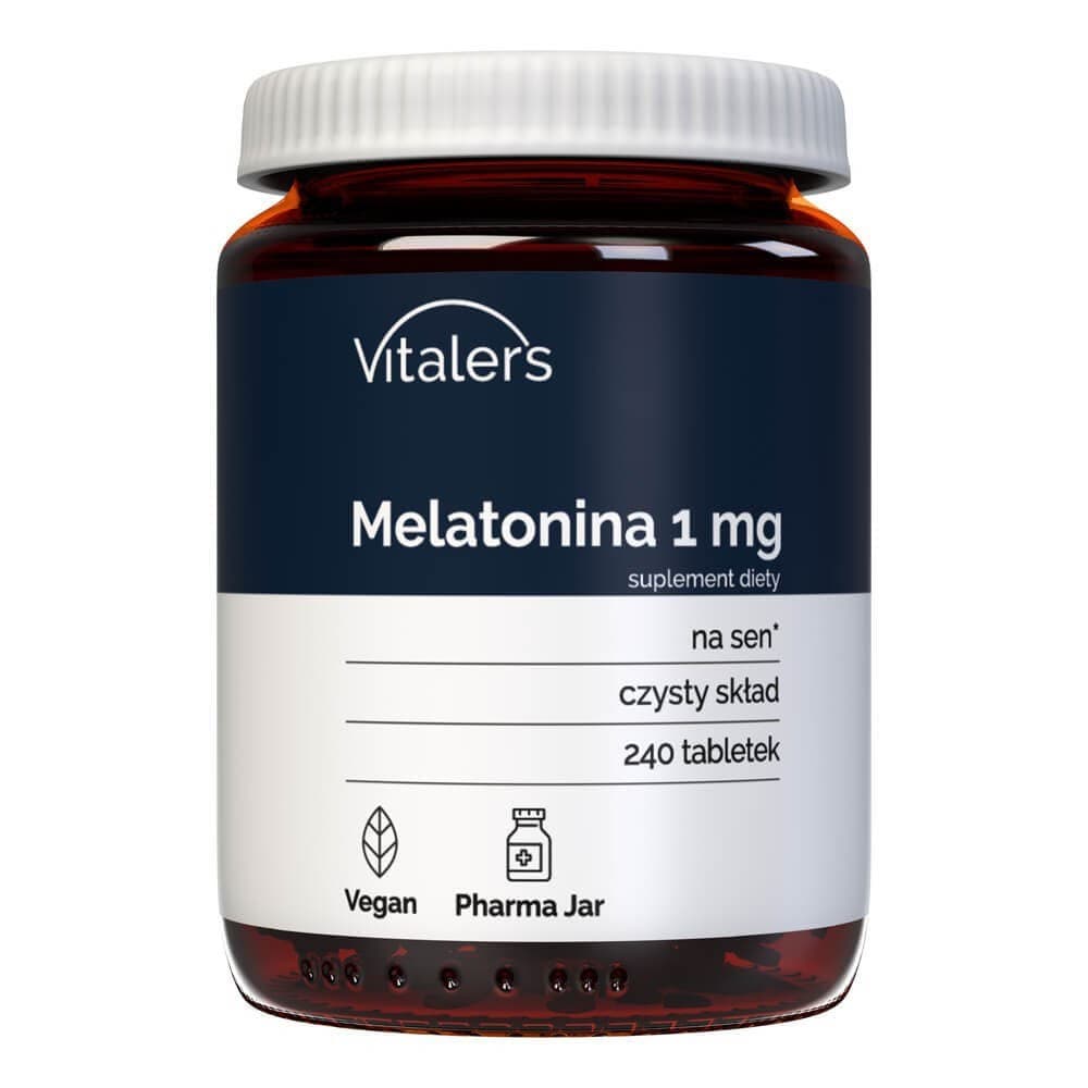 Vitaler's Melatonina 1 mg 240 compresse – Vitaler's confezione