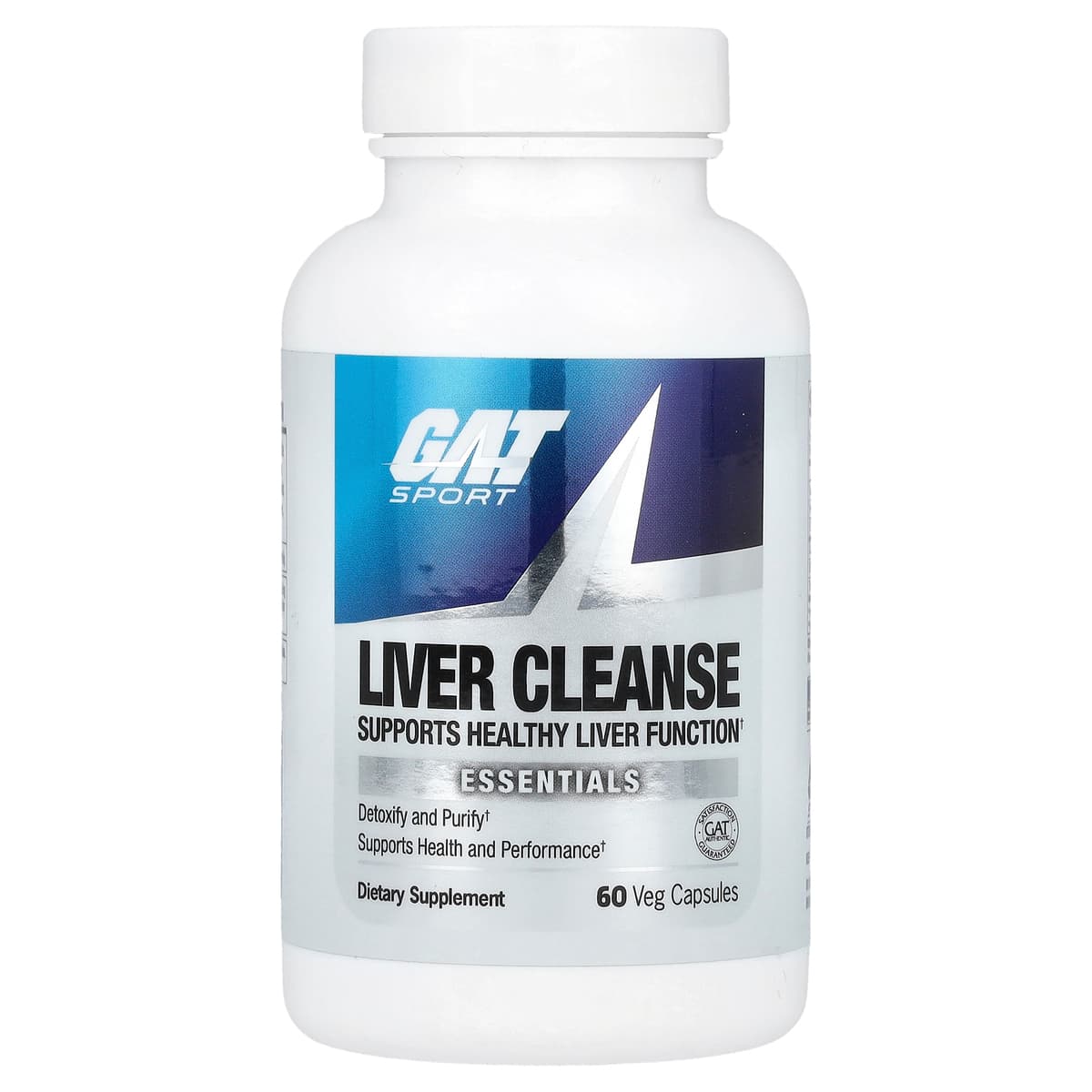 GAT Liver Cleanse Essentials 60 vegetariska kapslar – GAT Sport förpackning