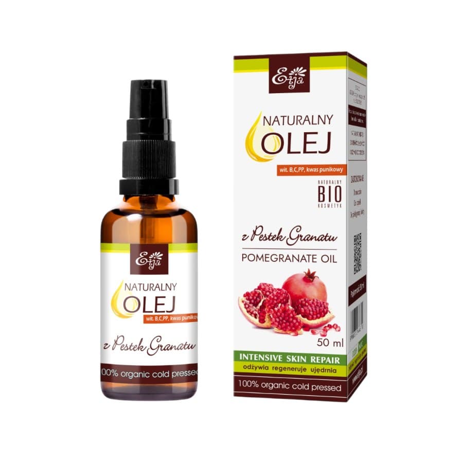 Etja - Natural Oil Pomegranate Seed - 50ml – Etja förpackning