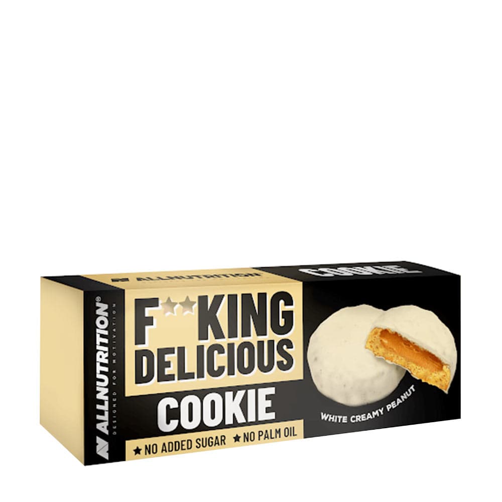 Allnutrition - Delicious Cookie, White Creamy Peanut - 128g (KORT DATUM 2026-07-30) – Allnutrition förpackning