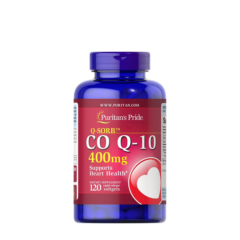 Puritan's Pride - Q-SORB Co Q-10 - 120 kapslar – Puritan's Pride förpackning