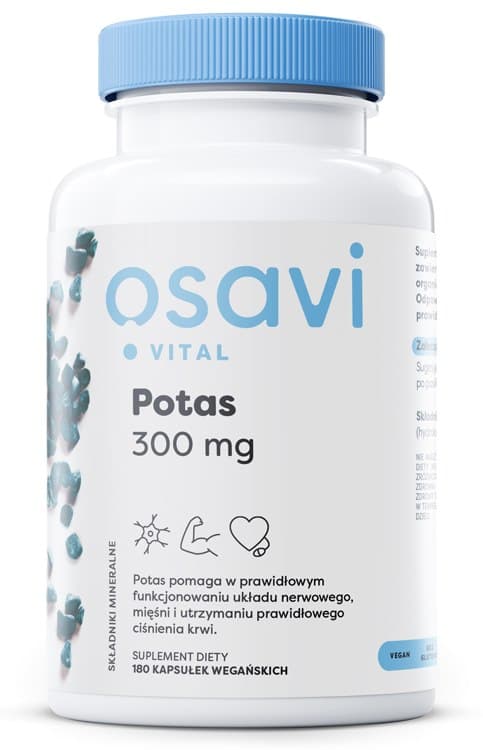 Osavi Advanced Potassium - 180 kapslar – Osavi Nature förpackning