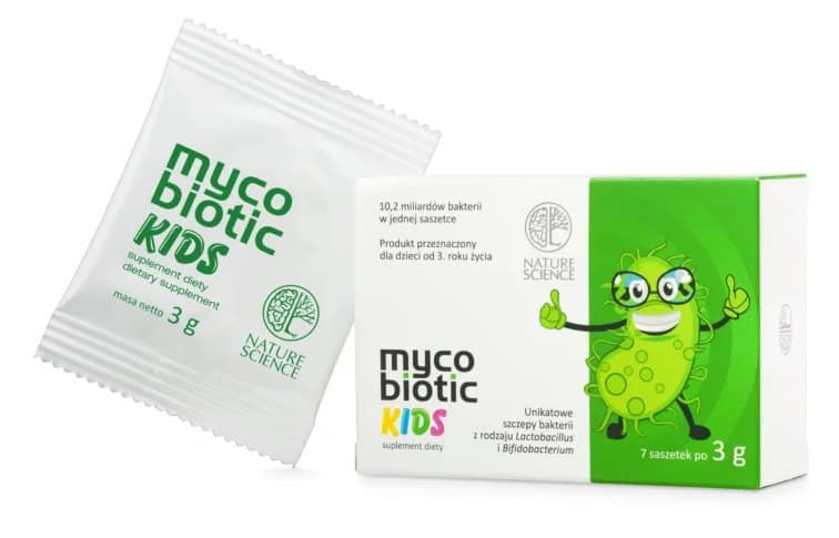 Nature Science - Mycobiotic Kids - 7 påsar x 3g – Nature Science förpackning