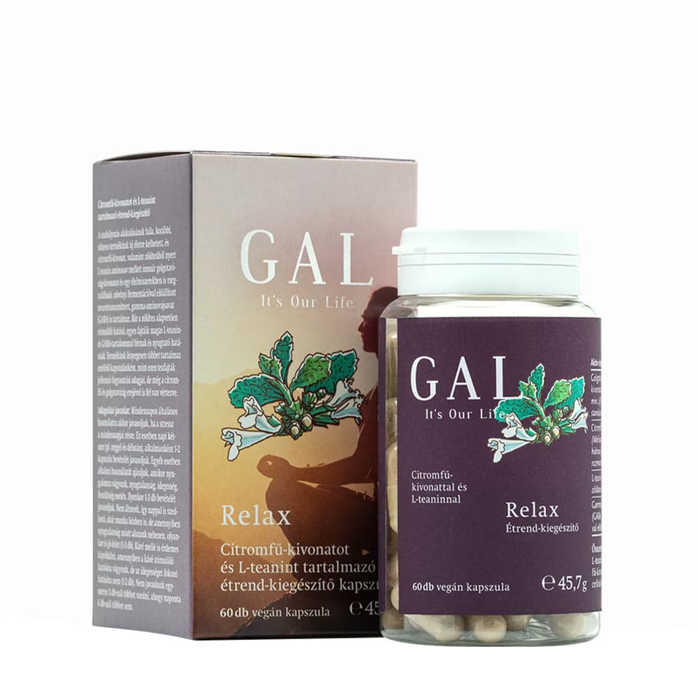 Gal - Lemon Balm Extract & L-Theanine Caps – GAL förpackning