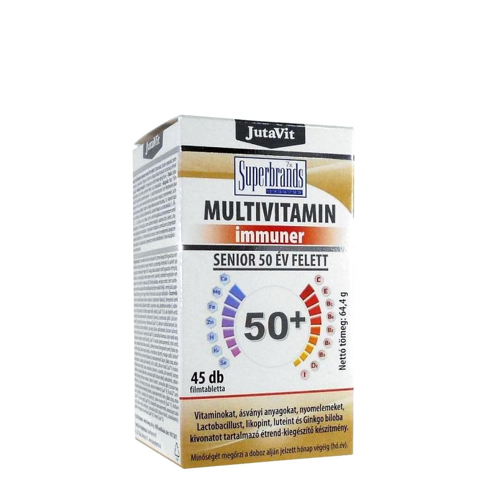 Jutavit - Multivitamin Immuner Tabs For Seniors (50+) - 45 Tabs