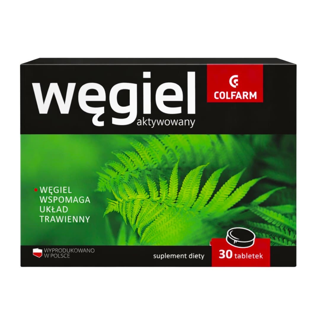 Colfarm - Activated Charcoal 100 Kapseln – Colfarm Verpackung