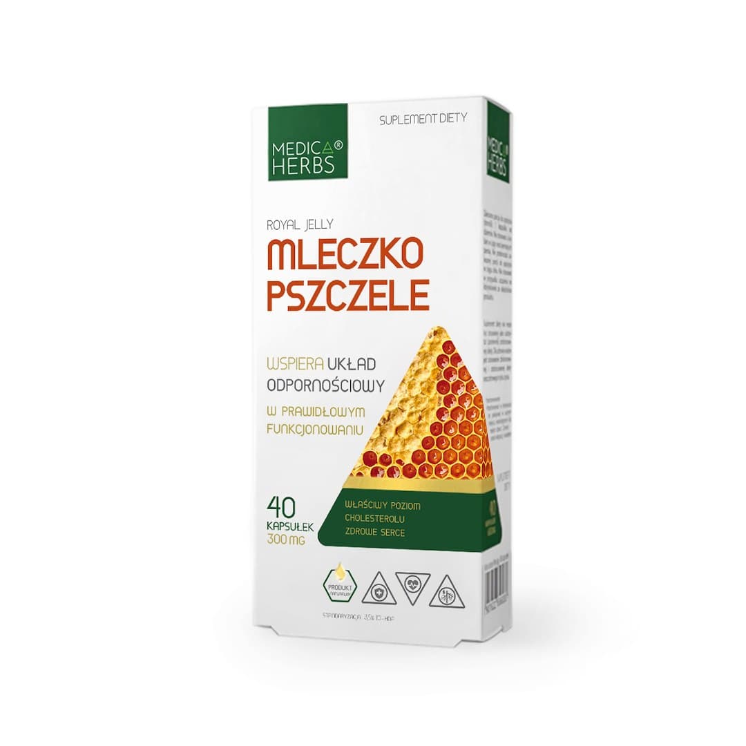 Medica Herbs - Royal Jelly - 40 kapslar – Medica Herbs förpackning