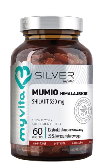MyVita - Himalayan Shilajit Mumio 500 mg, kapslar – MyVita förpackning